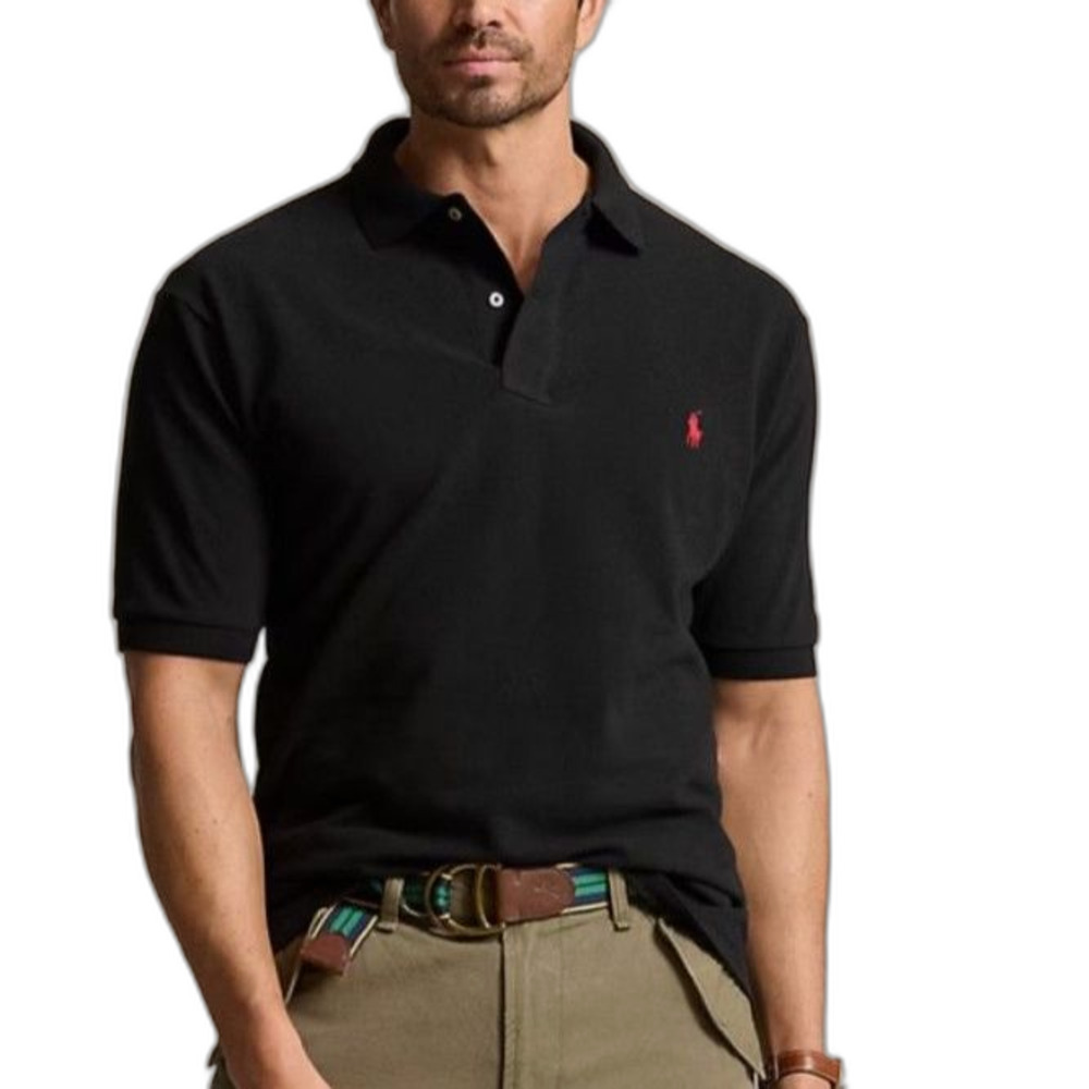 Polo Ralph Lauren Men's Black Mesh Classic SS Polo Shirt Size XXL
